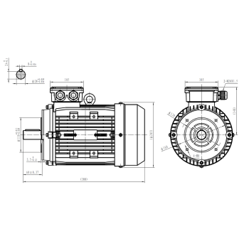 Silnik elektryczny 3,0kW 2800 obr/min. 100B14